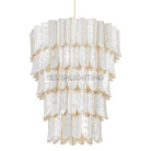 Cartagena Luxury Designer Hanging Chandelier-Chandelier-Blushlighting-5-Layer 39.5"L x 39.5"W x 46.5"H-Blushlighting