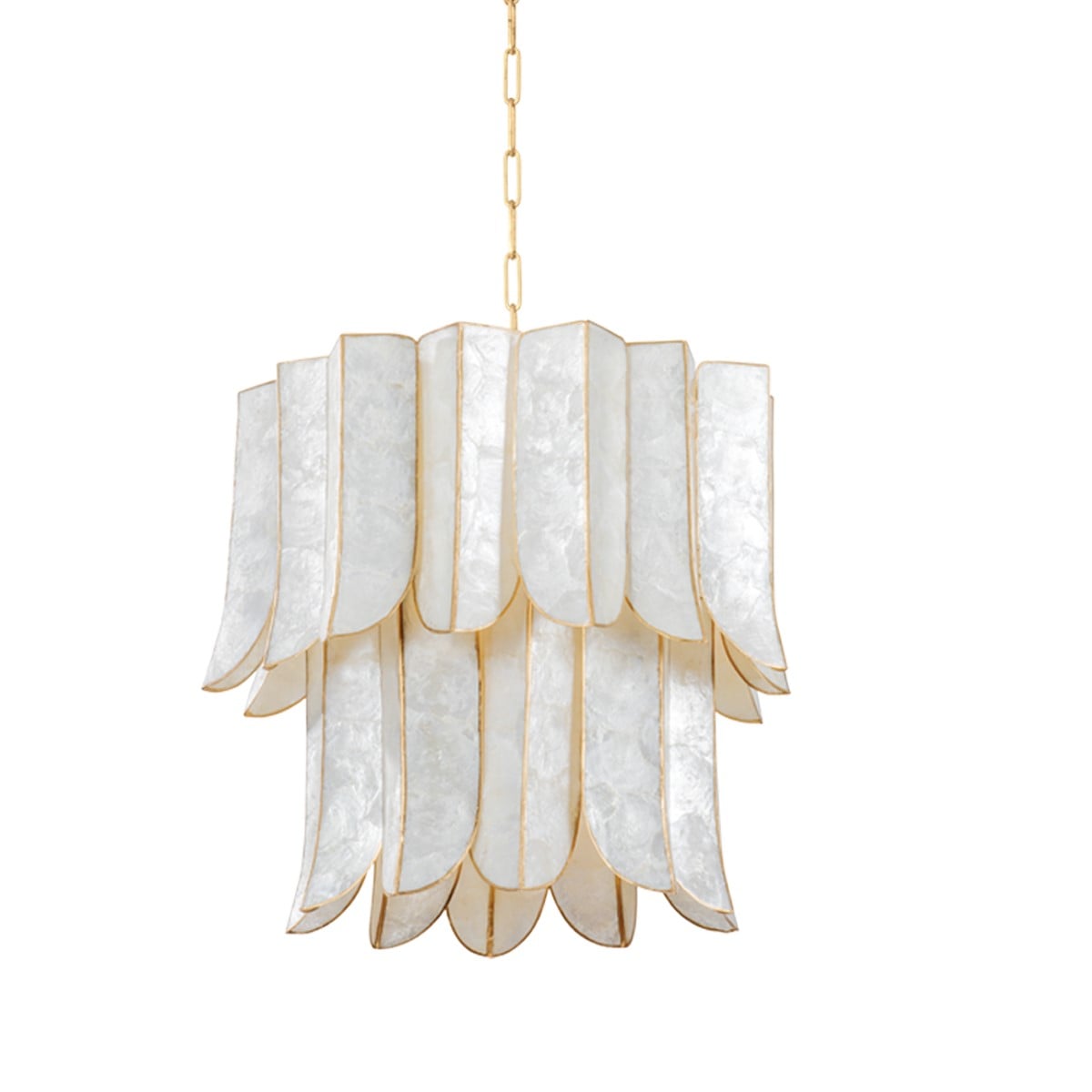Cartagena Luxury Designer Hanging Chandelier-Chandelier-Blushlighting-2-Layer 22.75"L x 22.75"W x 21"H-Blushlighting