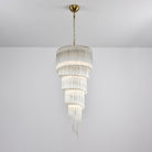 Cascada Spiral Clear Chandelier - ∅ 15.7″ x H 39.4″Nickel & ClearBlushlighting