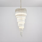 Cascada Spiral Clear Chandelier - ∅ 15.7″ x H 39.4″Nickel & ClearBlushlighting