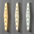Cascading Alabaster Wall Sconce - ∅ 3.5" x H 23.2"WhiteBlushlighting