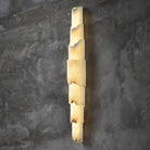 Cascading Alabaster Wall Sconce - ∅ 3.5" x H 23.2"WhiteBlushlighting