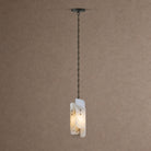 Cascading Chain Chandelier - 1 Heads ∅ 5.9″ x H 15.7″Black & WhiteBlushlighting