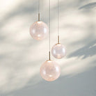 Casens Round Chandelier 20''28''34''43''-3-Light 20''-Crackle-