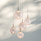 Casens Round Chandelier 20''28''34''43''-5-Light 28''-Crackle-