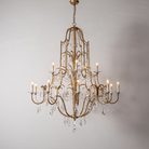 Caspian Vintage Candle Art Brass Chandelier For Living Room-chandeliers for dining room,chandeliers for stairways,chandeliers for foyer,chandeliers for bedrooms,chandeliers for kitchen,chandeliers for living room-Blushlighting-47.2"-Blushlighting