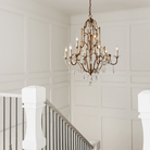 Caspian Vintage Candle Art Brass Chandelier For Living Room-chandeliers for dining room,chandeliers for stairways,chandeliers for foyer,chandeliers for bedrooms,chandeliers for kitchen,chandeliers for living room-Blushlighting-Blushlighting