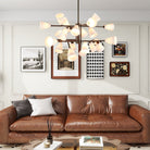 Cassius Chandelier - ∅ 45.2″ x H 22.8″Bronze & WhiteBlushlighting