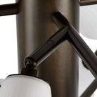 Cassius Chandelier - ∅ 45.2″ x H 22.8″Bronze & WhiteBlushlighting