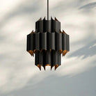 Cathedr Metal Chandelier 24" - Matte BlackBlushlighting