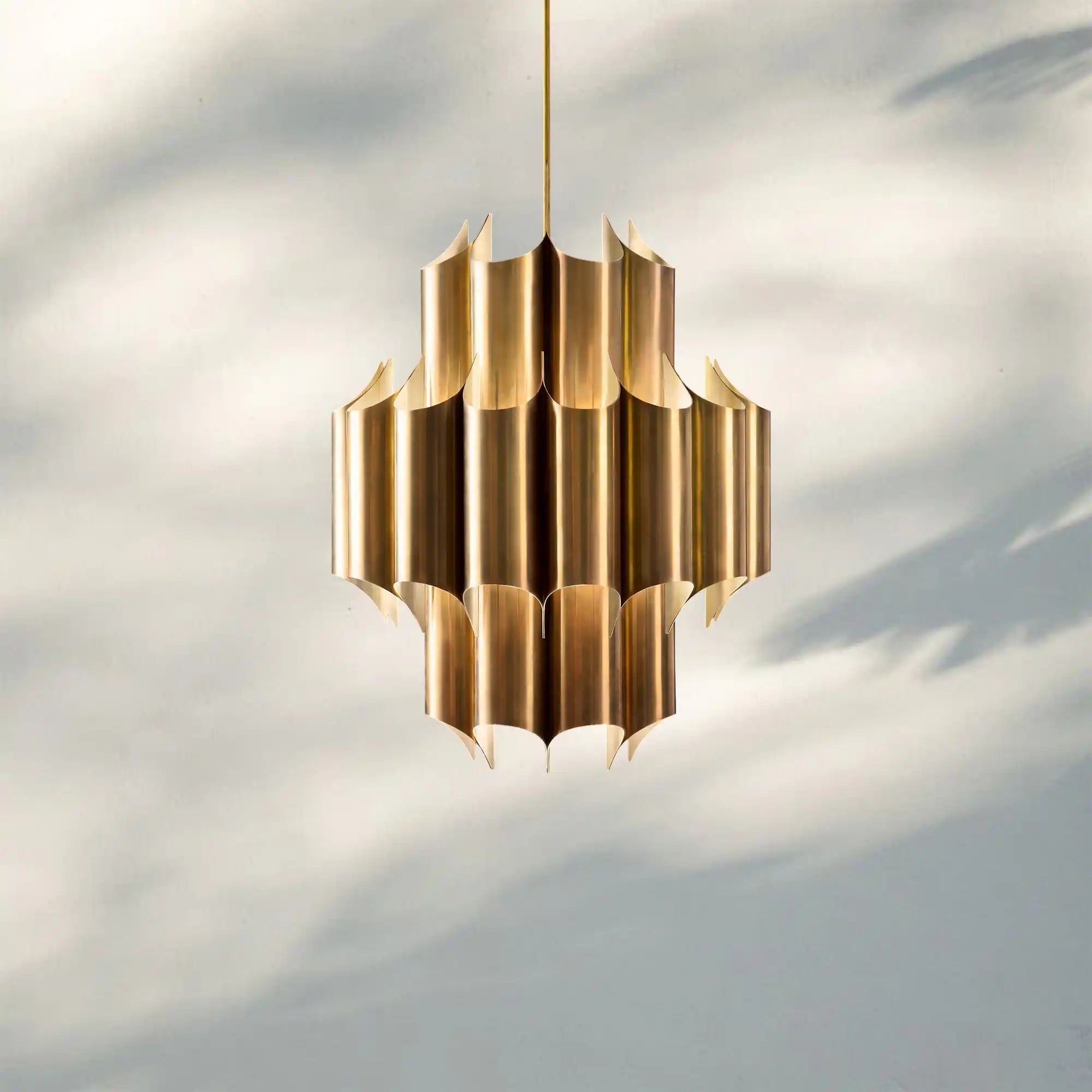 Cathedr Metal Chandelier 24" - Matte BlackBlushlighting