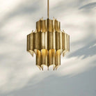 Cathedr Metal Chandelier 24" - Lacquered Burnished BrassBlushlighting