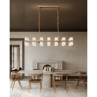 CAURIS ALABASTER LINEAR CHANDELIER 33.5" 39.4" 47.2"L - 100 cm / 39.4"Blushlighting