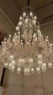 Luxury Classic 3-Tier Candles Crystal Chandelier