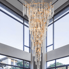 Cecily Crystal Branch Chandelier H 94.49" - Blushlighting