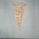 Cecily Crystal Branch Chandelier H 94.49" - Ineffable Lighting