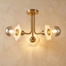 Ceiling 3-orb Alabaster - Blushlighting