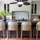 Ceiling Fan Palm Leaf Ceiling Fan 6 Speeds Reversible Ceiling Fans with Lights 48" - Blushlighting