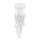 Celeste Flora Pendant Light - 98 heads Square Canopy L 118.1″ x W 35.4″Small ∅ 4.7″ x H 7.9″Brass & WhiteBlushlighting