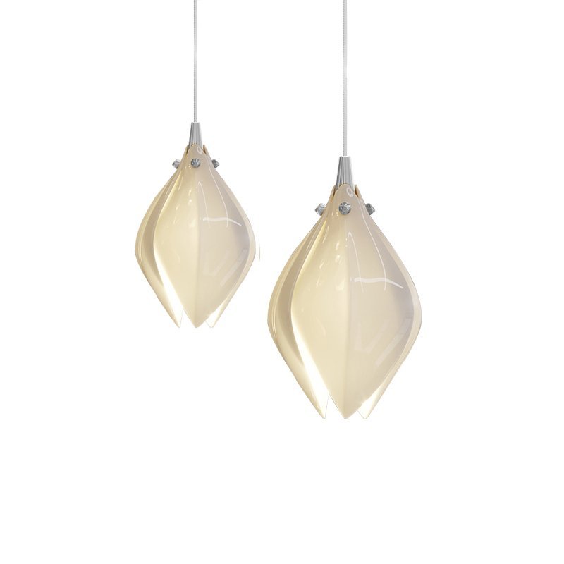 Celeste Flora Pendant Light - 98 heads Square Canopy L 118.1″ x W 35.4″Small ∅ 4.7″ x H 7.9″Brass & WhiteBlushlighting