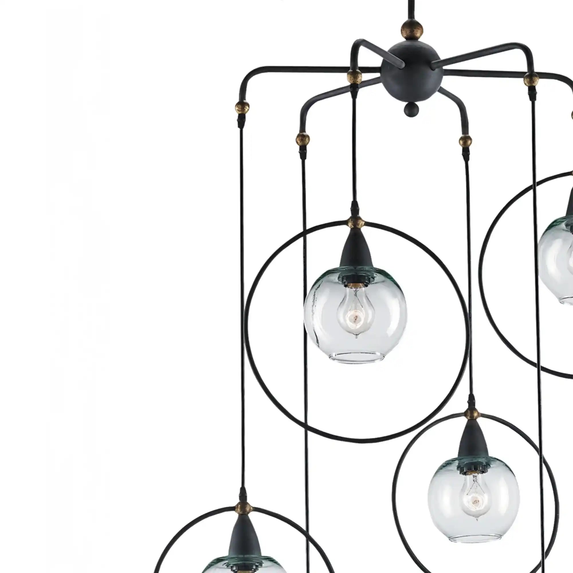Celeste Multi - Pendant Chandelier For living room, bedroom, Foyer Entryway, Staircase - Blushlighting