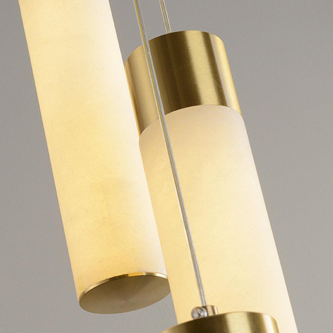 Celestial Alabaster Cascade Chandelier-Chandelier-Blushlighting-Blushlighting