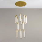 Celestial Alabaster Cascade Chandelier-Chandelier-Blushlighting-Blushlighting