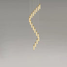 Celestial Alabaster Cascade Chandelier-Chandelier-Blushlighting-Dia 31.5″(60cm)-Gold-Blushlighting