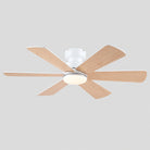 Celestial Wind Ceiling Fans with Lights - Wood GrainBlushlighting