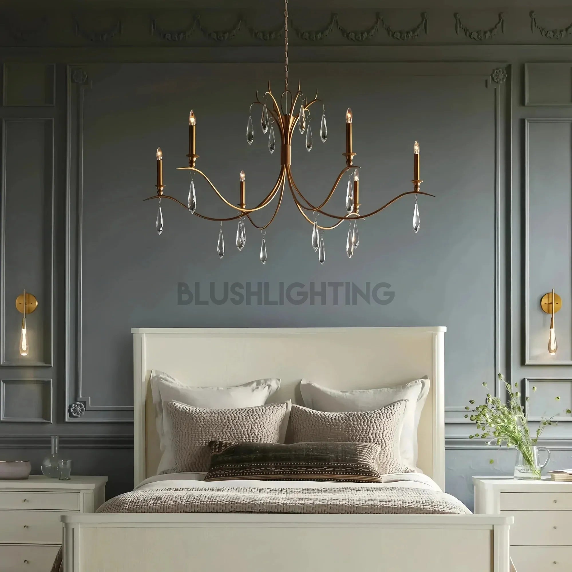 Celine Chandelier 36" 59" - 36''Blushlighting
