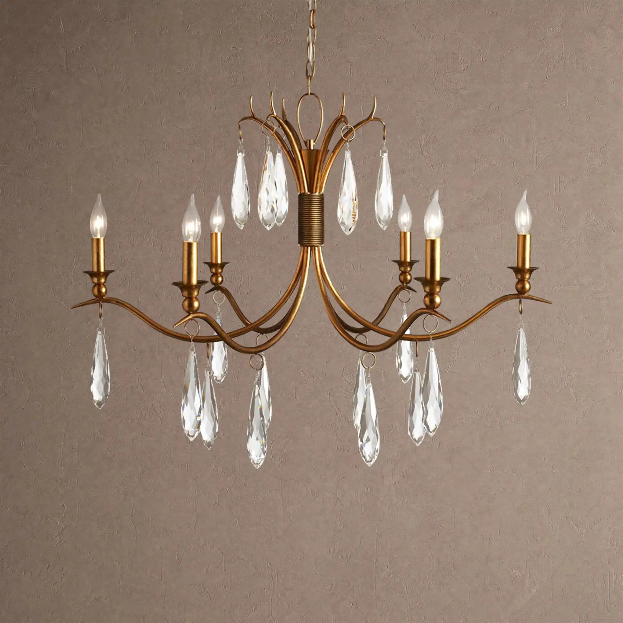 Celine Chandelier 36" 59" for Living Room - 36''Blushlighting