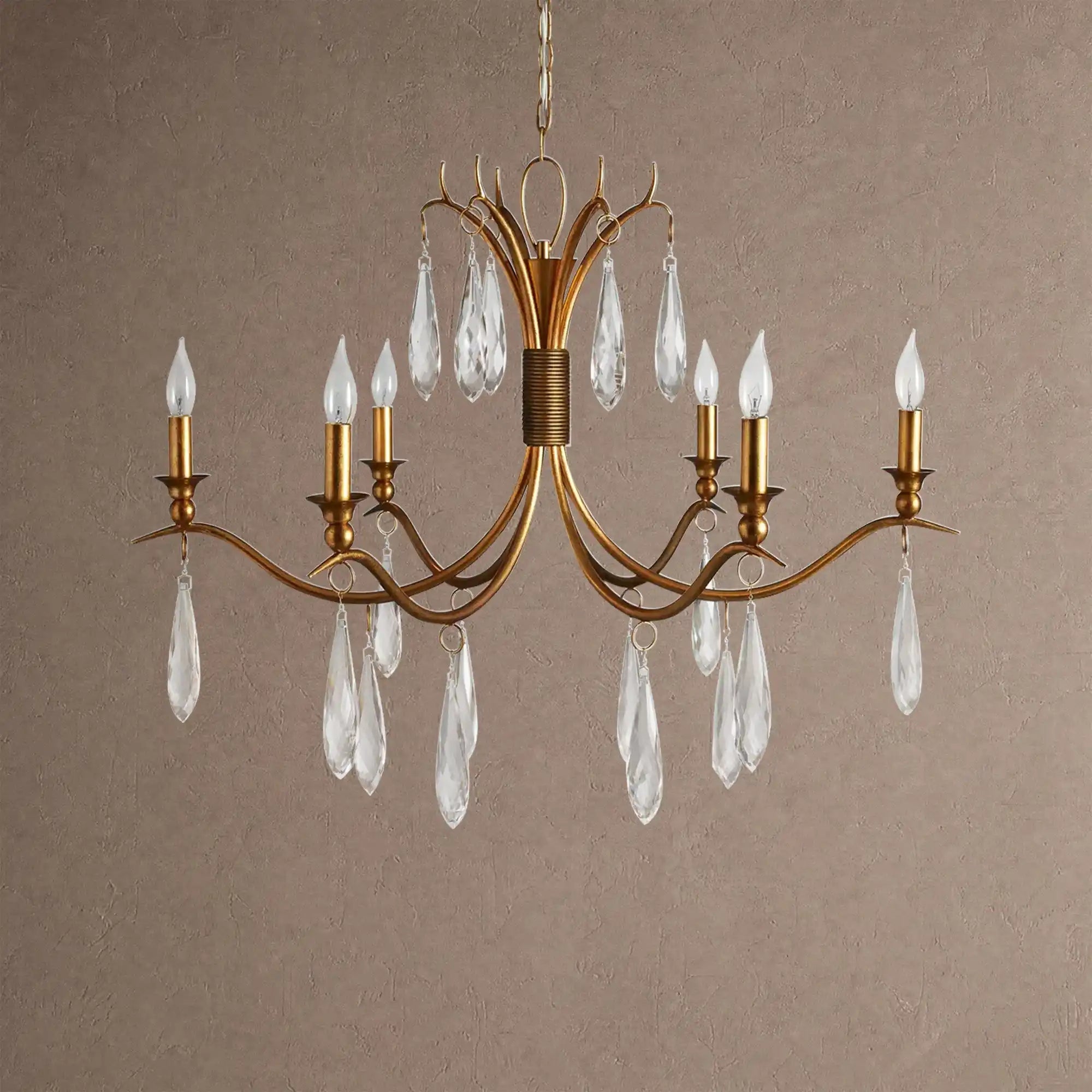 Celine Chandelier 36" 59" for Living Room - 36''Blushlighting