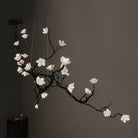 Ceramic Flower Chandelier - L 72.8″ x W 35.4″ x H 49.2″ / L 185cm x W 90cm x H 125cmBrass stained blackBlushlighting