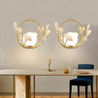 Ceramic Gingko Pendant Lamp - Model A ∅ 15.7″ X H 11.8″ / Dia 40cm X H 30cmBlushlighting