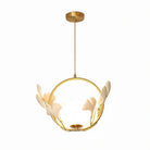 Ceramic Gingko Pendant Lamp - Model A ∅ 15.7″ X H 11.8″ / Dia 40cm X H 30cmBlushlighting