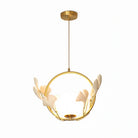 Ceramic Gingko Pendant Lamp-Model A ∅ 15.7″ X H 11.8″ / Dia 40cm X H 30cm-