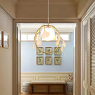 Ceramic Gingko Pendant Lamp - Model B ∅ 15.7″ X H 11.8″ / Dia 40cm X H 30cmBlushlighting
