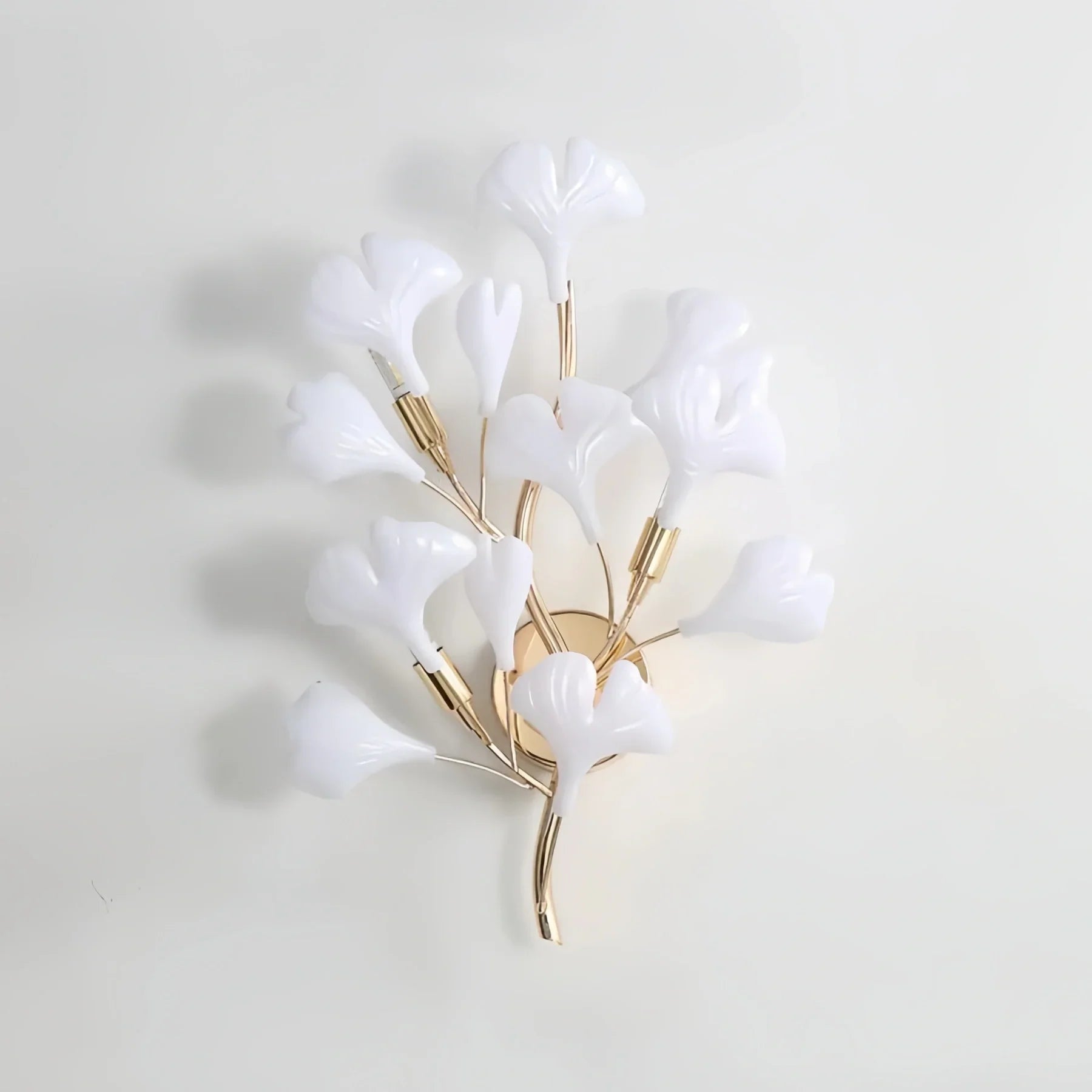 Ceramic Gingko Wall Lamp-