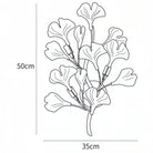 Ceramic Gingko Wall Lamp-