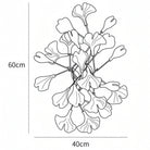 Ceramic Gingko Wall Lamp - Dia 35cm X H 50cmBlushlighting