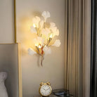 Ceramic Gingko Wall Lamp - Dia 40cm X H 60cmBlushlighting
