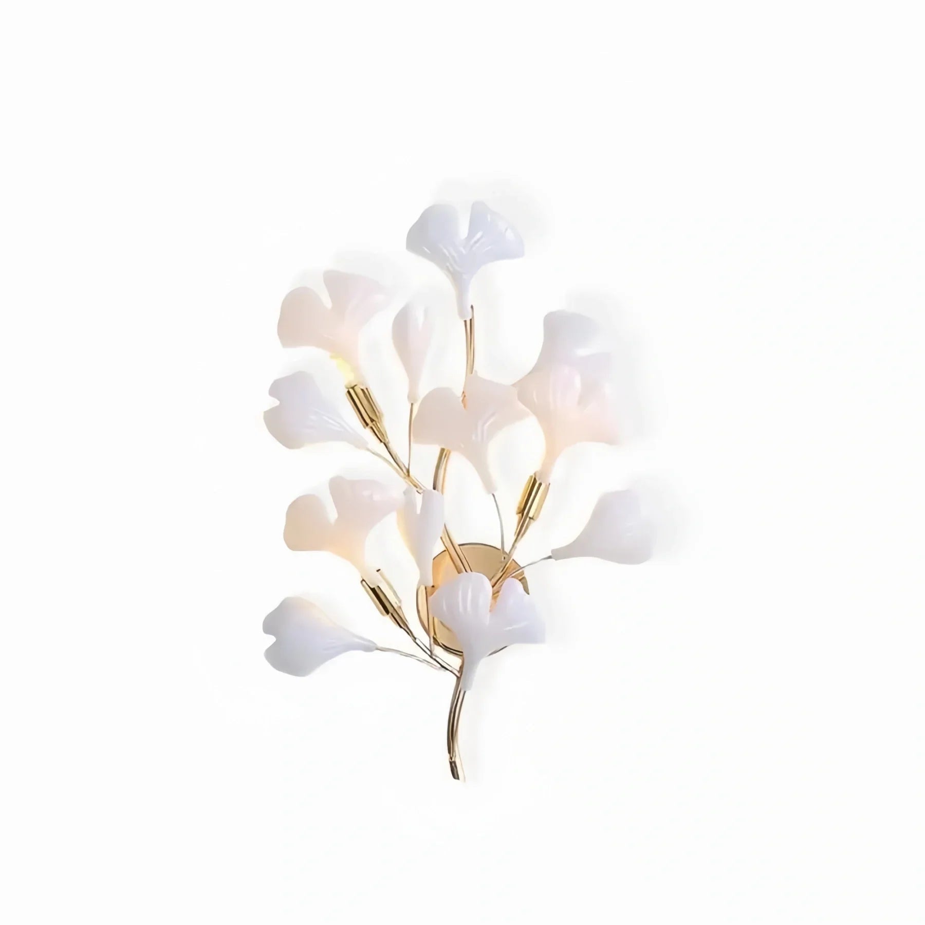 Ceramic Gingko Wall Lamp - Dia 40cm X H 60cmBlushlighting