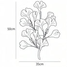 Ceramic Gingko Wall Lamp - Dia 35cm X H 50cmBlushlighting