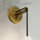 Chapt Crystal Shade Wall Sconce - BrassBlushlighting