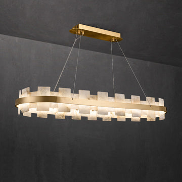 Charlene Marble Gol Modern Chandelier-Chandelier-Blushlighting