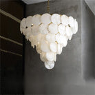 Charlene Marble Multi - Tier Round Chandelier - 6 LayerBlushlighting
