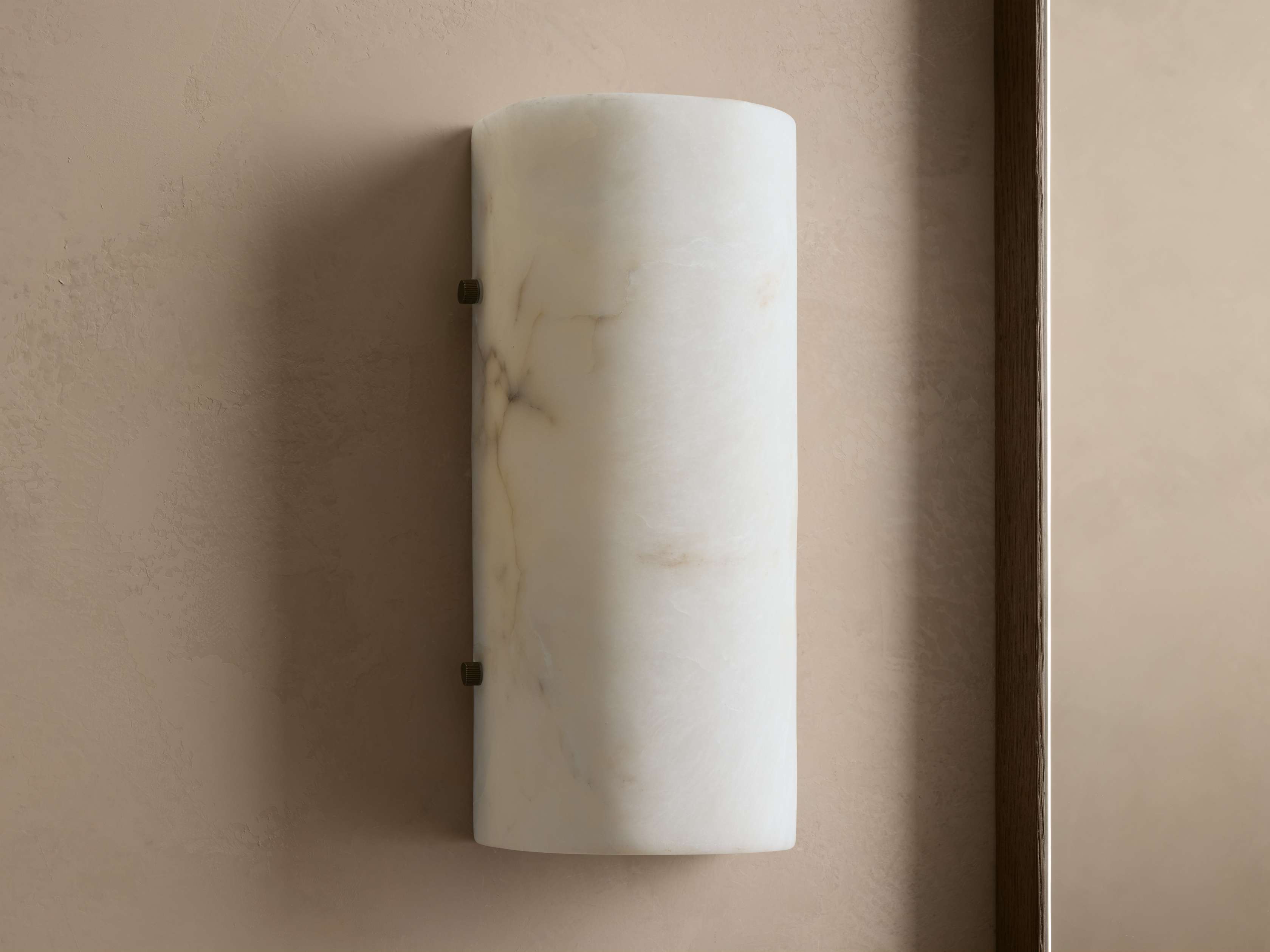 Chayla Alabaster Stone Sconce 12'' 18''H - 12"Blushlighting