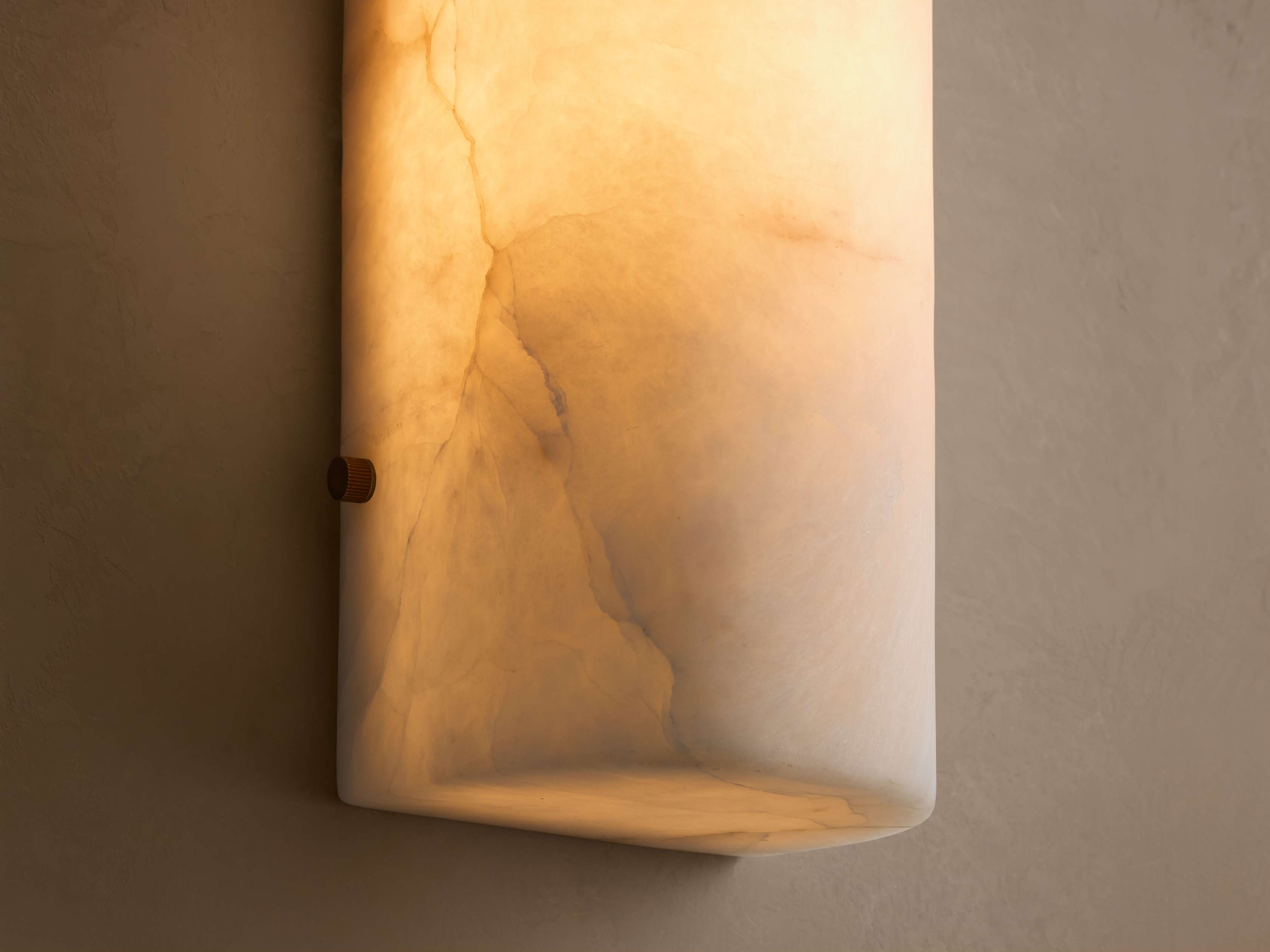 Chayla Alabaster Stone Sconce 12'' 18''H - 12"Blushlighting
