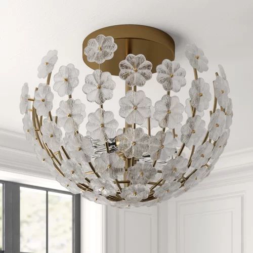 Cherish 2 Lights Pendant Chandelier - GoldBlushlighting