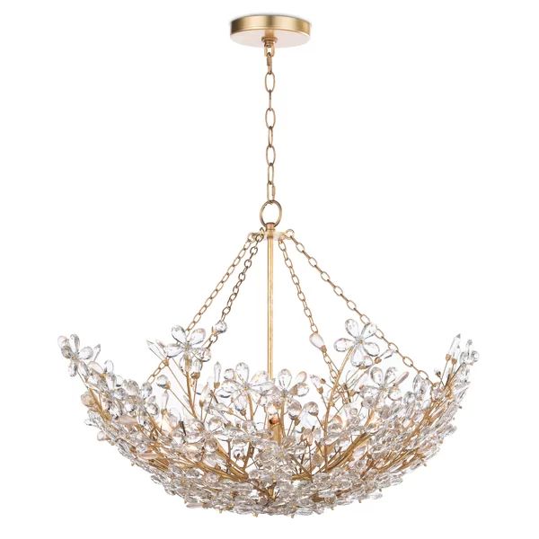 Cherish 6 Lights Round Chandelier-chandeliers for dining room,chandeliers for stairways,chandeliers for foyer,chandeliers for bedrooms,chandeliers for kitchen,chandeliers for living room-Blushlighting-Blushlighting